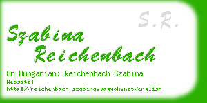 szabina reichenbach business card